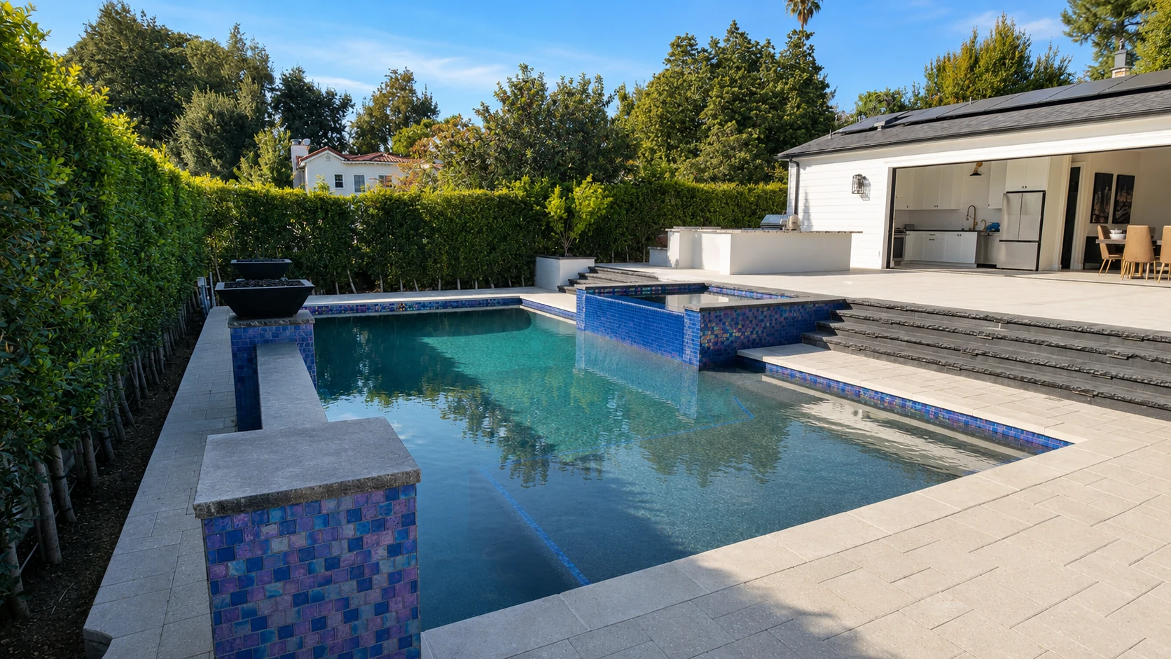 Custom residential pool and spa project