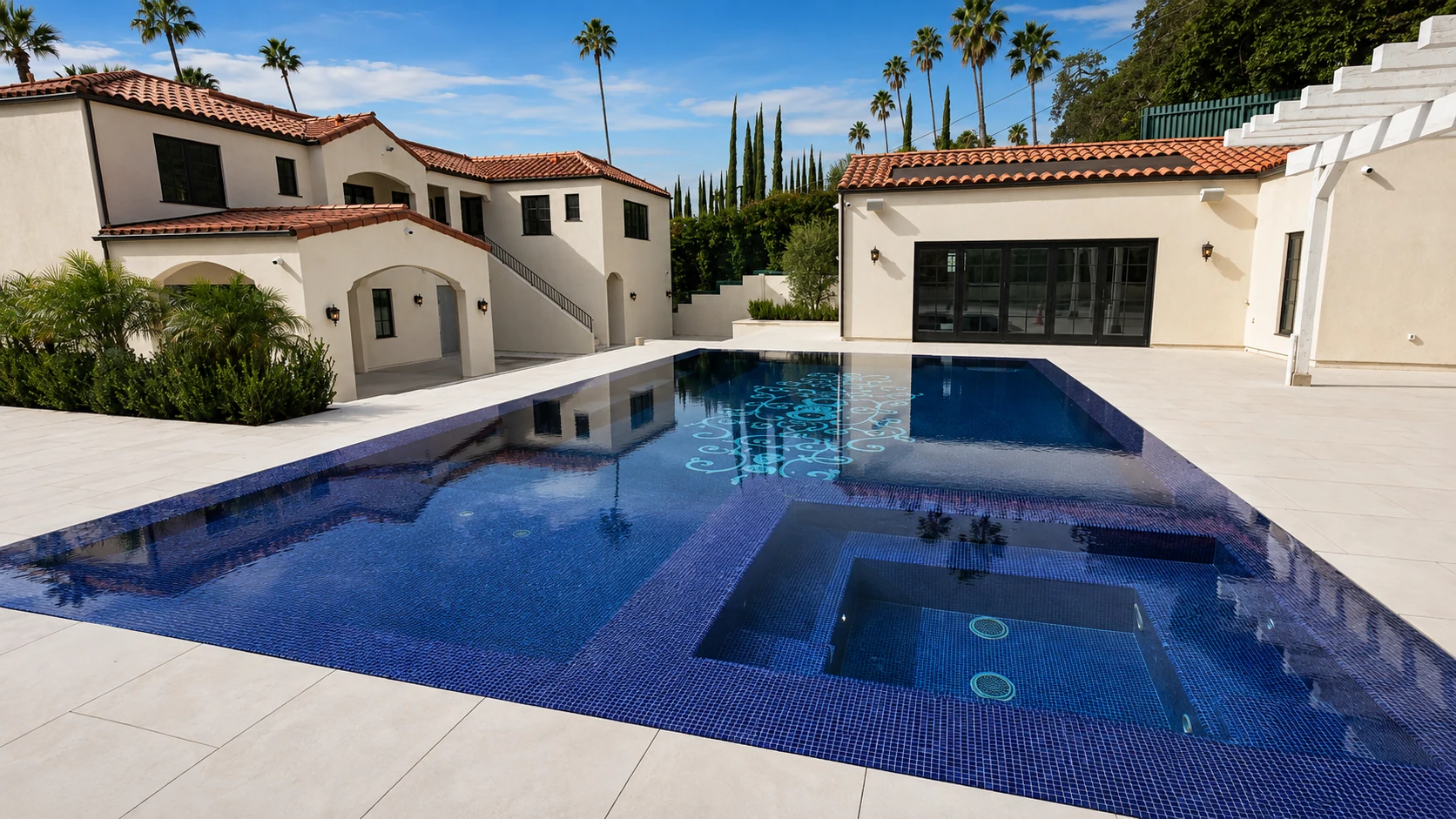 Residential swimming pool project in Southern California